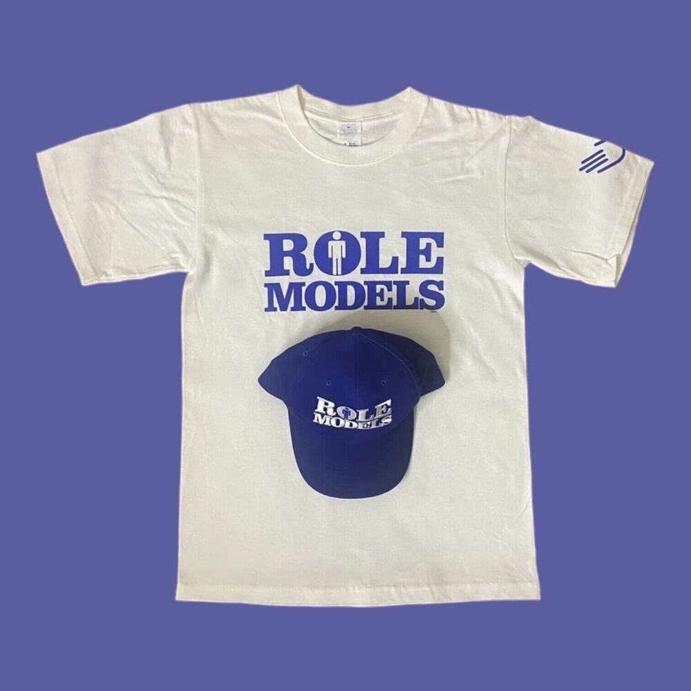 2008 Role Models Comedy Title Movie Promo Crew Shirt And Hat - Size Small